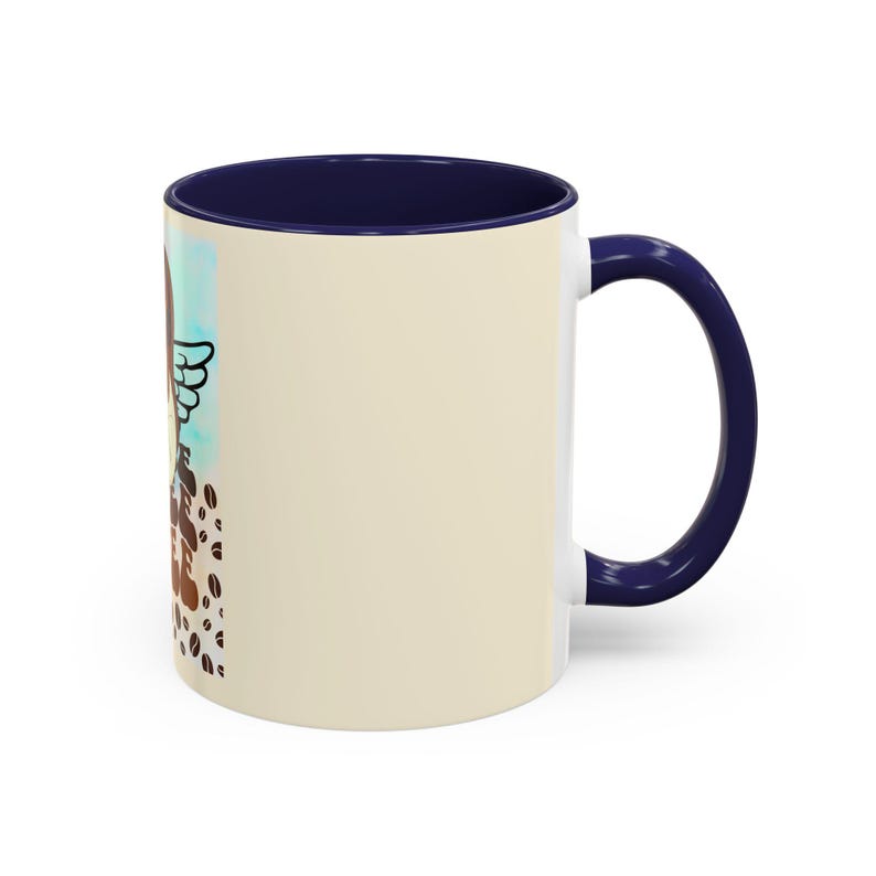 Coffee Angel Illustration Mug | Coffee Mug image 8