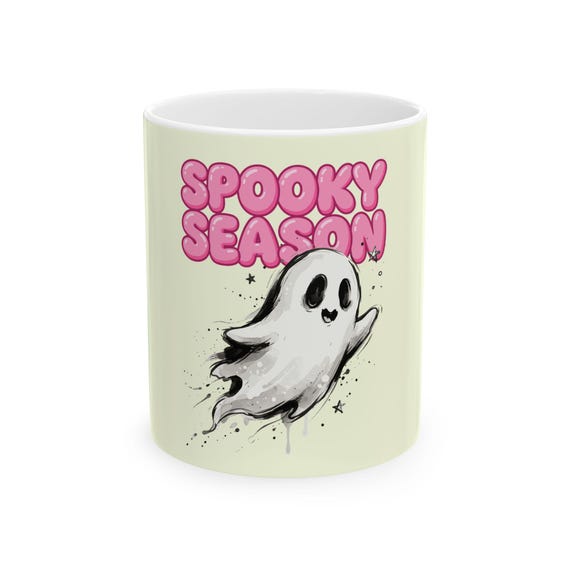 Spooky Season Ghost Mug | Halloween Ceramic Mug
