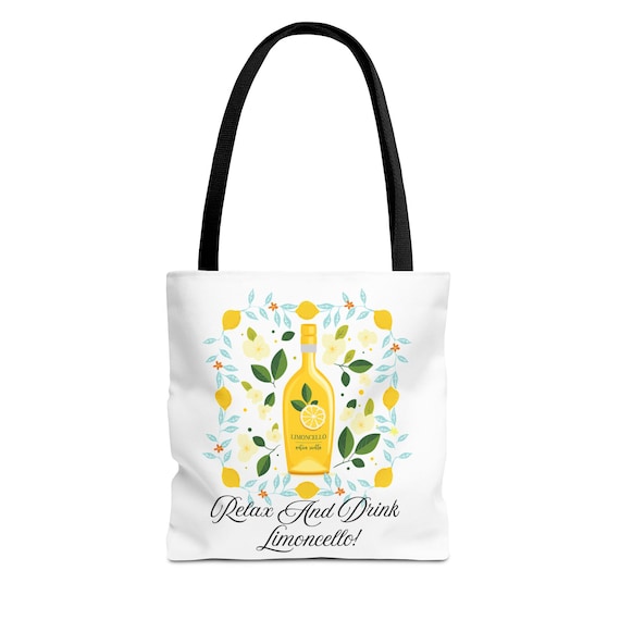 Limoncello Tote Bag | Relax And Drink Limoncello