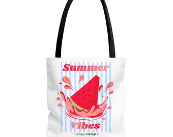 Summer Vibes Watermelon Tote Bag | Stay Juicy