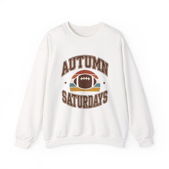Autumn Saturdays Football Crewneck | Game Day Sweatshirt