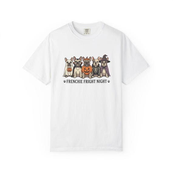 Frenchie Fright Night French Bulldog Halloween T-Shirt | Cute Dog Shirt
