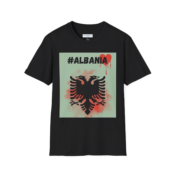 ALBANIA Graphic T-Shirt | Albanian Double-Headed Eagle Design
