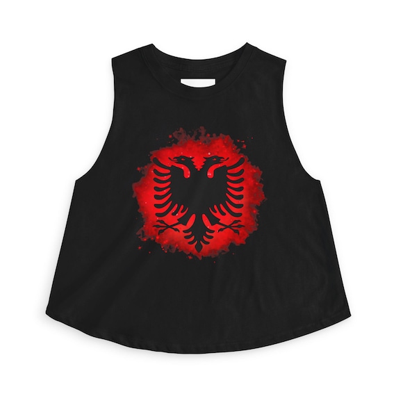 Albanian Eagle Women's Crop Top | Albanian Pride