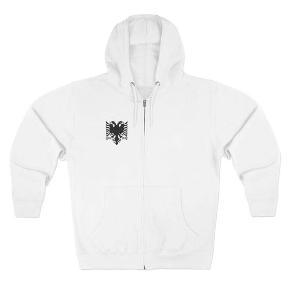 Basic Albanian Emblem Hoodie | Zip Hoodie #Albania