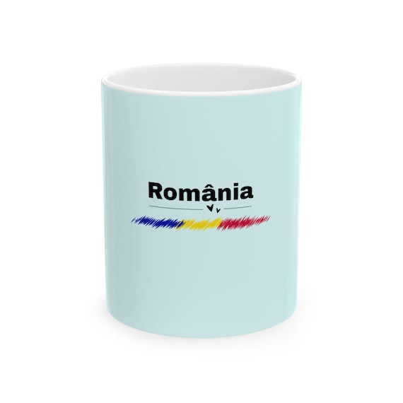 Romania Flag Mug | Ceramic Coffee Cup