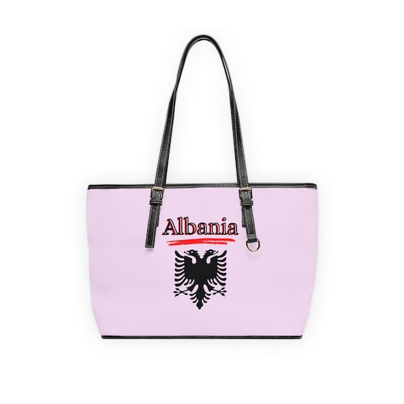 Albanian Bag | PU Leather Shoulder Bag x Pink