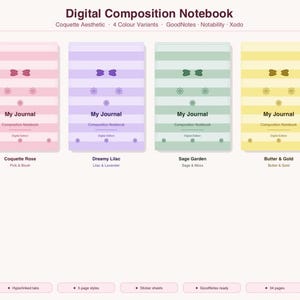 Dromerig lila digitaal notitieboek | Gevoerde, gestippelde Cornell-planner (digitale download)
