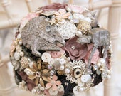 Sci-Fi Star space wars inspired wedding Bouquet, light up, any colour, alternative, brooch bouquet, flower posey wedding