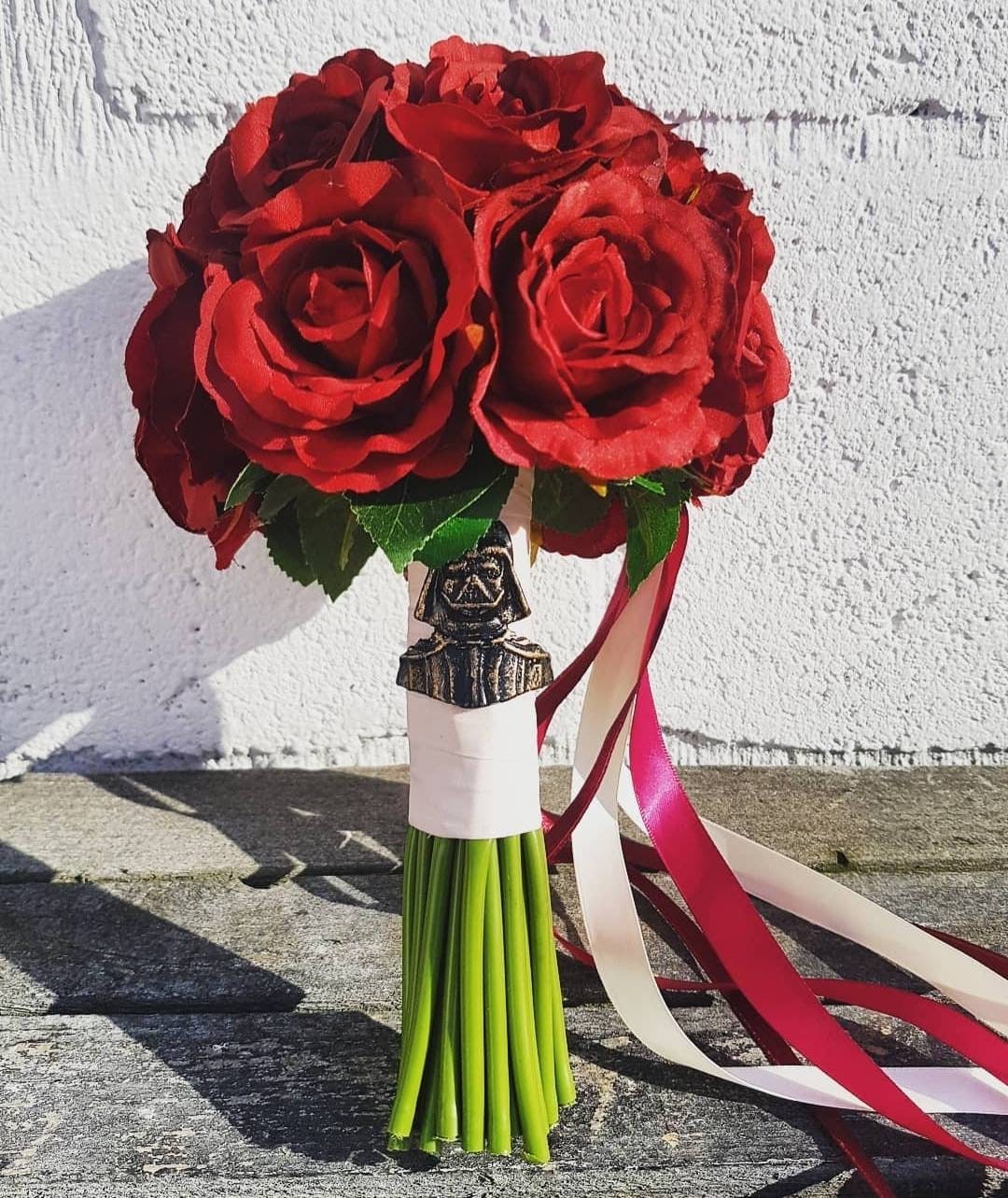 Wedding Bridal Toss Throw Bouquet Made to Compliment the Etsy