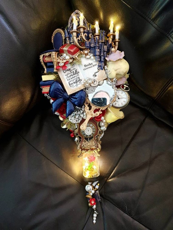 Musical Fairytale Beauty Beast Bouquet, Hand Crank Music, Any 
