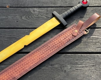 Handmade Finn's Scarlet Replica - Adventure Time Sword - Cosplay Prop - Gift for Enthusiasts