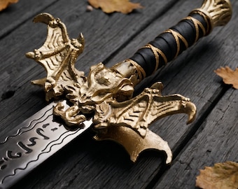 Hand-Forged Dragon Dogma Sword Replica | Medieval Fantasy Longsword | Cosplay Prop, Collectible & Gift for Him