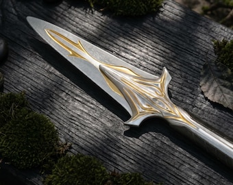 Spear of Leonidas Full Metal Replica | Life-Size Assassin's Creed Cosplay Prop | Gamer & Collector Gift