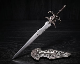 Frostmourne Sword Replica | Full Metal Lich King Cosplay Prop | Wow Inspired Warcraft Blade