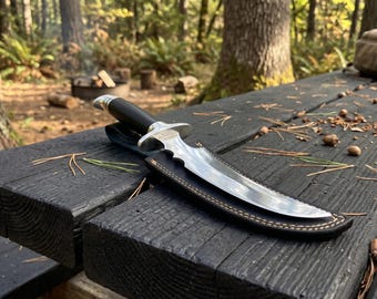 Handmade Red Hood Knife - Jason Todd Replica Blade - Full Tang Stainless Steel Cosplay Replica