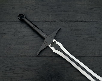 Handmade Skyrim Dragonbone Sword Replica - High Carbon Steel Cosplay Prop