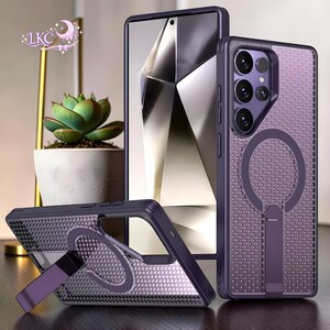 Custodia per telefono traspirante con supporto magnetico