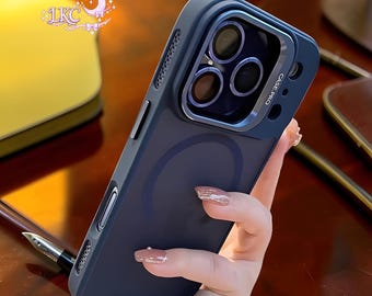 Étui pour téléphone avec support magnétique mat