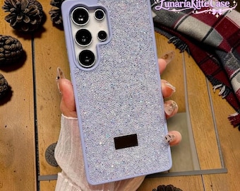 Étui de protection pour portable pailleté bling strass