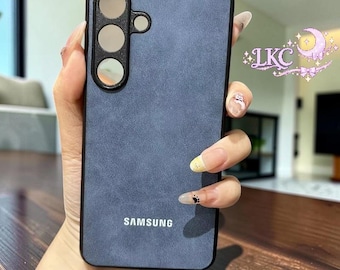 Étui de téléphone souple de luxe en cuir de mouton