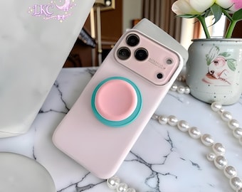 Étui de téléphone antichoc magnétique avec support Jelly
