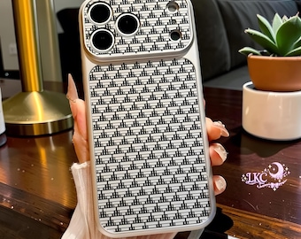 Étui de téléphone magnétique de luxe en fibre de verre