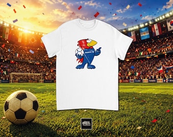 T-shirt | Footix | France 98 World Cup | Football tee | France jersey | Vintage football tee | Retro shirt | Vintage tee | Zidane