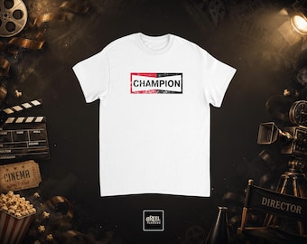 T-shirt | Champion | Once Upon a Time in Hollywood | Cliff Booth Tee | Brad Pitt | Tarantino | Movie tshirt | vintage movie inspired tshirt