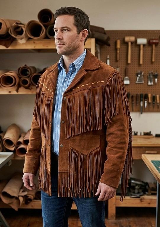 Cowboy Leather Jackets - Etsy