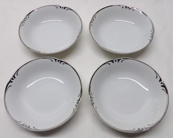 Set of 4 STYLE HOUSE "EMBASSY" Fine China 5 3/4" Dessert/ Berry Bowls