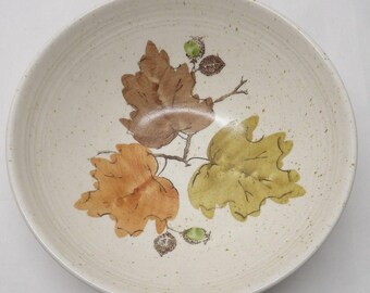 Metlox PoppyTrail "Woodland Gold" 8" SMALL VEGETABLE BOWL # 5608