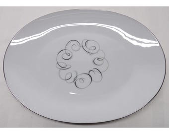 STYLE HOUSE "RHYTHM" 14" Oval Meat Serving Platter ~Japan