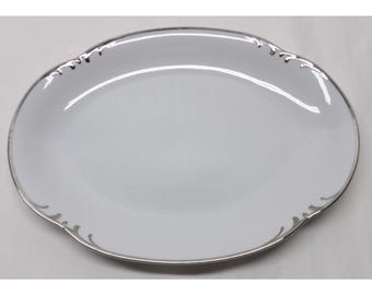 STYLE HOUSE "EMBASSY" Fine China 12 1/4" Oval Serving Platter ~ Japan