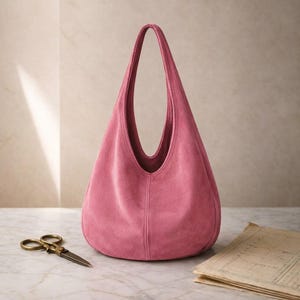 Hobo Bag Sewing Pattern | Minimalist Slouchy Tote ( PDF Download) image 8
