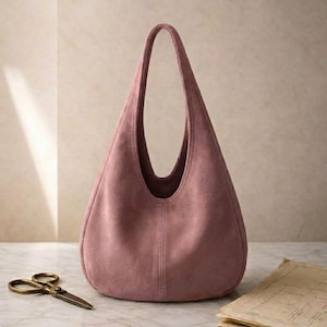 Hobo Bag Sewing Pattern | Minimalist Slouchy Tote ( PDF Download) image 5