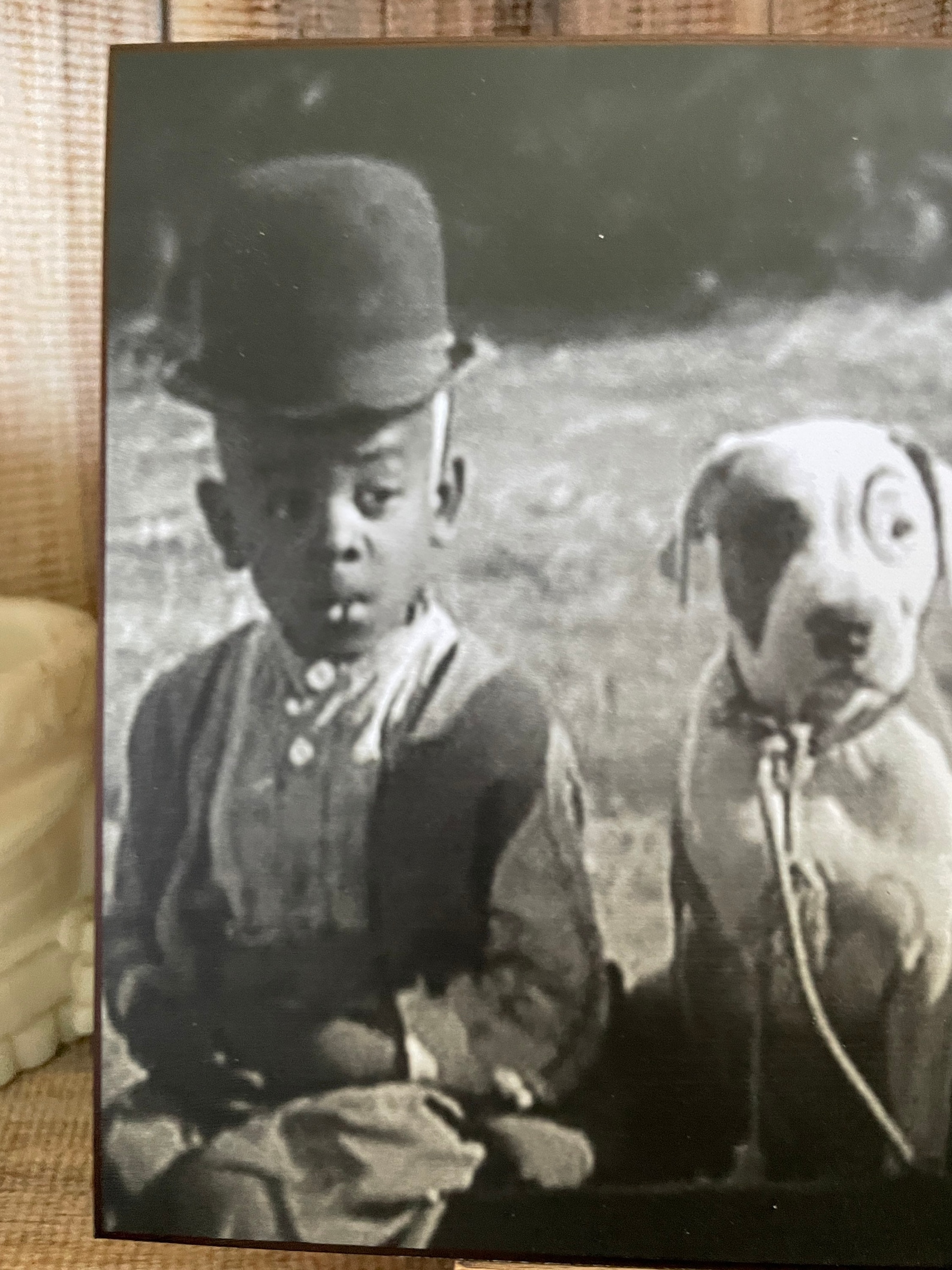 Petey from The Little Rascals Pitbull Print Decoupaged on Wood | Etsy