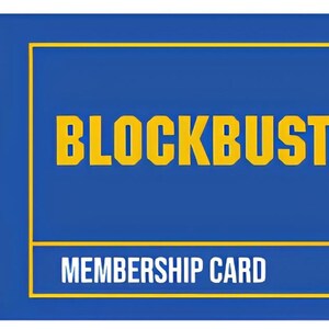 Calcomanía para tarjeta de crédito / Vinilo impermeable / Diseño Blockbuster imagen 2