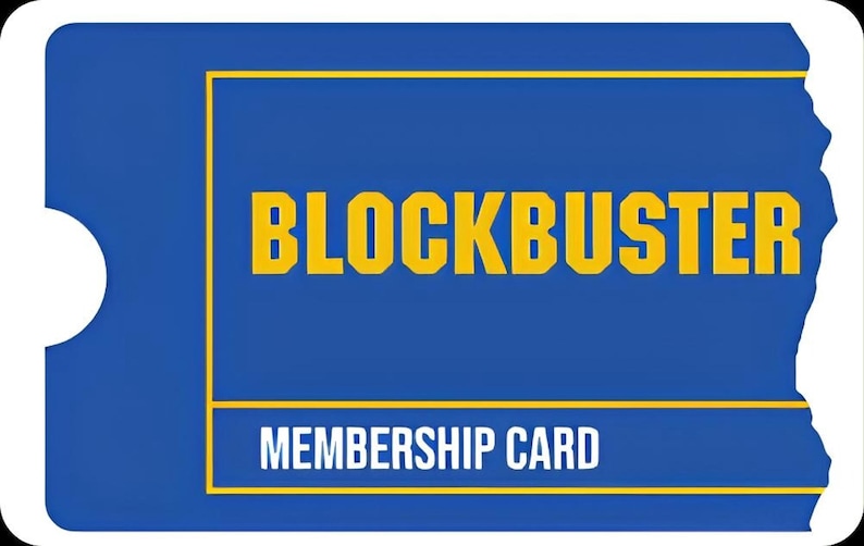 Calcomanía para tarjeta de crédito / Vinilo impermeable / Diseño Blockbuster imagen 2