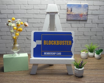 90s Video Rental Membership Card Skin, Retro Movie Night Vinyl Decal