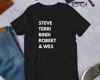 Irwin Family Short-Sleeve T-Shirt with Steve, Terri, Bindi, Robert and Wes