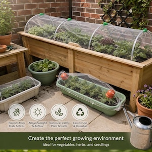 Garden Crop Protection Net, Vegetable Garden Mesh Cover, Raised Bed Netting, Insect Bird Pest Protection, Grow Tunnel Cover