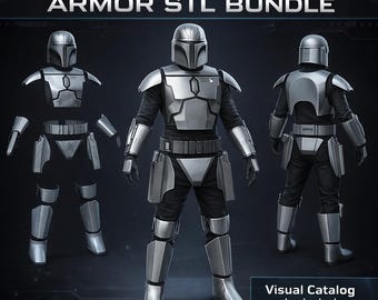 Armor STL Bundle 2026 Update | Sci-Fi Cosplay Armor Files | 3D Print Ready STL Pack | Visual Catalog Included