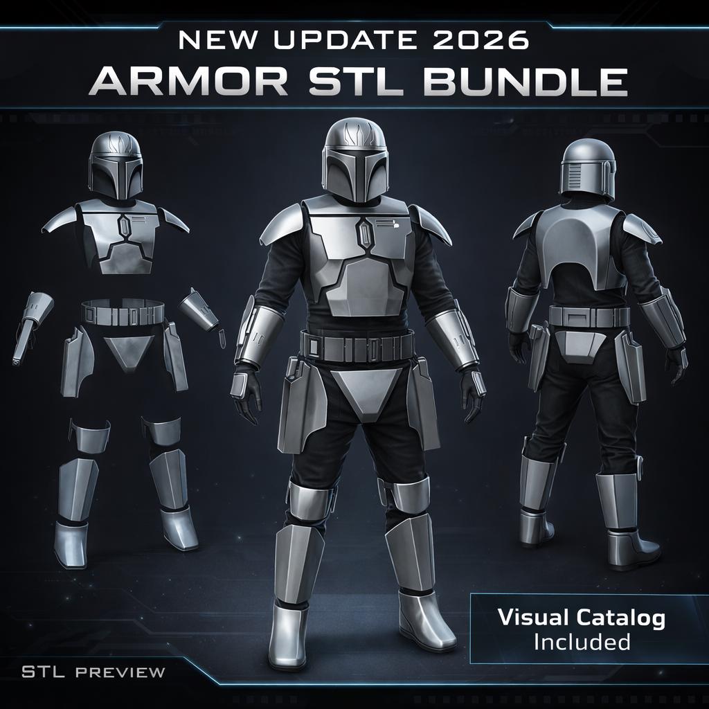 Armor STL Bundle 2026 Update | Sci-fi Cosplay Armor Files | 3D Print ...