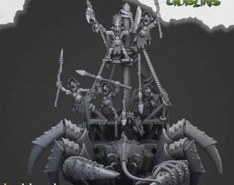 Highlands Miniatures Gobliny z Wybrzeża na Olbrzymim Krabie