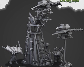 1 Highlands Miniatures Flying Steppe Goblins