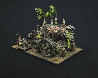 1 Meshymesh Evil Dwarf Filth Maw Hellfire Cannon 28 mm