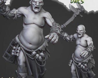 1 Highlands Miniatures Moredhun's orcs Mountain Giant