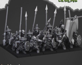 20 Highlands Miniatures Wojownicy Goblinów Stepowych