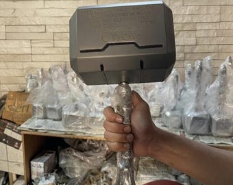 Aluminum Thor Mjolnir Hammer Replica: Avengers Prop, Collector's Item, Home Decor
